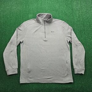 Tahoe River &Lore Sweatshirt Mens Large Green 1/4 Zip Pullover Outdoors Casual